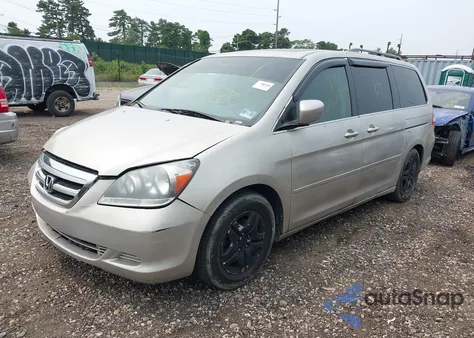2005 Honda Odyssey Ex-L из США, поврежденный, VIN 5FNRL38695B014464